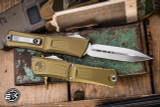 Microtech Combat Troodon Gen III OTF Automatic Knife OD Green 4" M390, Satin 1142-4OD