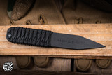 Mick Strider Knives Thick Nail Fixed Blade Black Cord 6.25" MagnaCut