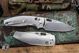 Three Rivers Manufacturing TRM BULLDOG Folding Knife Titanium 3.2" MagnaCut Stonewash