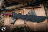 RMJ Tactical 3V Syndicate "Wyvern" Sword Black Widow G10 15.13" Textured Black Cerakote -EKnives EKclusive