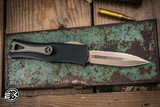 Preowned-Microtech Hera OTF Automatic Knife 3" Dagger Bronze Serrated 702-15