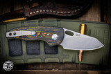 Three Rivers Manufacturing NERD Folding Knife 80s CamoCarbon 2.2" MagnaCut Stonewash