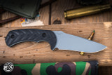 Toor Knives Mullet S Fixed Blade Knife Phantom Grey G10 4" CPM 154 Drop Point Grey
