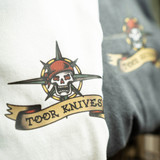 Toor Knives  Pin-Up Hula Operator Tee White Unisex