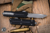 Microtech Scarab II Gen III OTF Automatic Knife Black Aluminum 4" Tanto Apocalyptic 1279-10AP