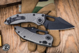 Microtech Stitch Automatic Folding Knife Natural Clear Gray 3.75" M390 Apocalyptic Stonewash 169-1APNC