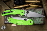 Spyderco Native Chief Lightweight Folding Knife Salt Green FRN 4" LC200N Drop Point Satin C244PGR