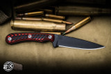 RMJ Tactical "Sparrow" Black Widow Fixed Blade 3.5" Graphite Black Tungsten Cerakote