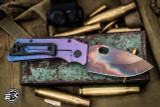 Medford TFF-1 Tactical Fighting Folder Knife Bronze-Violet-Blue Fade Titanium  4.0" S45VN  Vulcan