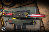 Heretic Knives Manticore X OTF Knife Cell Shaded Red Bounty Hunter 3.75" DLC H032-CSR-BOUNTY