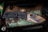 Medford TFF-1 Tactical Fighting Folder Knife DLC "Tremors" Sculpted Titanium 4.0" S45VN Vulcan