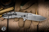 Preowned-Zero Tolerance 0562TI Hinderer Folding Knife Titanium 3.5" 20CV Satin ZT 0562TI