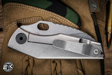 Preowned-Mick Strider Knives SJ75 Baby Huey G-10 2.85" S35VN Stonewash