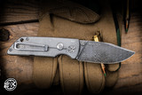 Preowned-Boker M4 Sherman Burlap Micarta Frame Lock 3" Damascus