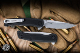 Kershaw Outfield Folding Knife Black 2.8" Drop Point Stonewash 1428