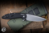 Pro-Tech Blade Show ATL 2025 Cambria Folding Knife Black Aluminum 3.5" MagnaCut  Drop Point Stonewash