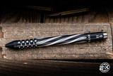 Nottingham Tactical TiButton Titanium Pen Spiral Flute/Dots Black Cerakote Reverse Polish 5" Parker RHSL