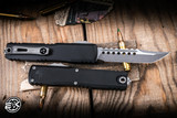 Microtech Ultratech Gen III ZBP OTF Auto Knife Black Aluminum 3.5" M390 Hellhound Apocalyptic 1119-10APS