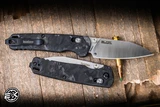 Kershaw Bel Air Duralock Folding Knife Marbled Black Carbon Fiber 3.1" MagnaCut Reverse Tanto Satin 6105CF