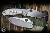 Spyderco Tenacious R.I.L.Reeve Integral Lock Gray Titanium 3.35" Satin Drop Point C122TIP