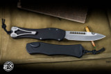 8/5/25-Heretic Knives Hydra V4 OTF Automatic Knife Black 3.6" MagnaCut Battleworn H407-5A