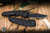 Spartan Blades Soter Folding Knife Black G10 3.25" S35VN Spear Point Black SFBL14BKBK