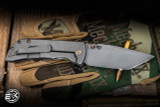 Mcnees Knives MAC2 TNT Bronze Atomic Titanium 3.5" Tanto Satin