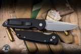 ProTech TR-3 X1 Tactical Response Automatic Folding Knife Black Fish Scale 3.5" Stonewash MagnaCut TR3X1-SW-MC