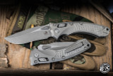 Microtech Marfione Select Amphibian Ram-LOK Folding Knife Frag Titanium 3.9" Apocalyptic Stonewash 137RL-10APFLGTBK