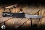Preowned-Microtech Ultratech ZBP OTF Automatic Knife 3.5" M390 Apocalyptic Stonewash 1121-10AP