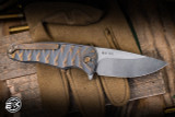 Medford Smooth Criminal Ti Folding Knife "Predator" Titanium 3" S45VN Tumbled