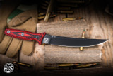 Spartan Blades Ronin Torii Fixed Blade Knife Contoured Black-Red G10 6.5" D2 Black