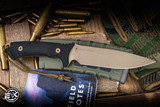 Spartan Blades Harsey Difensa Fixed Blade Knife Black Micarta 6.25" MagnaCut FDE