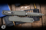 Microtech Ultratech Gen IV OTF Automatic Knife Moss Green Cerakote 3.5" M390 Apocalyptic Dagger 11224-1MG-C21Z13