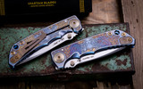 Spartan Blades SHF Custom Harsey Folder Knife Angel Titanium 4" MagnaCut Drop Point Stonewash