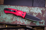 ProTech Duke 2 Automatic Folding Knife Red Aluminum 2.65" MagnaCut DLC Black CCKSF25.DUKE.1