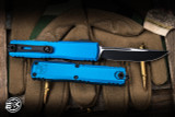 Microtech Ultratech Gen IV OTF Automatic Knife Blue 3.5" M390 Black 11214-1BL