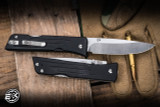 Medford 1881 Knife Works Route 66 Folding Knife Black G10 3.25"  S45VN Tumbled Drop Point