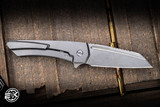 MachineWise Mojave Folding Knife Gray Titanium 3.45" S90V Stonewash
