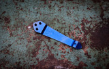 RGT - Spyderco Universal Pocket Clip 3D Titanium Fluted Anodized Blue