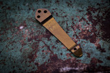 RGT - Spyderco Universal Pocket Clip 3D Titanium Fluted Anodized Bronze