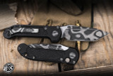 Microtech LUDT Gen III Automatic Folding Knife Geo Trace Camo 3.4" M390 Tanto Black 1136-1GOC