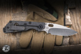Preowned-Mick Strider SnG Black Gunner Grip Flamed Titanium 3.25" 20CV Stonewash