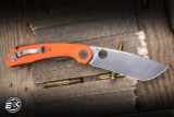 Preowned-Spyderco/Nati Armor Subvert Orange G10 4" S30V Satin C239GPOR