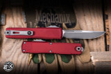 Microtech Ultratech Gen IV OTF Automatic Knife Merlot Aluminum 3.4" M390 Apocalyptic Stonewash 11214-10APMR