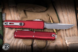 Microtech Ultratech Gen IV OTF Automatic Knife Merlot Aluminum 3.5" M390 Stonewash 11214-10MR