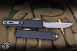Microtech Ultratech Gen IV OTF Automatic Knife Graphite Aluminum 3.4" M390 Stonewash 11214-10GP