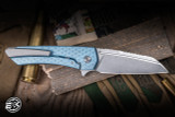 MachineWise Mojave Ice Blue Titanium Stars 3.45" S90V Stonewash 814