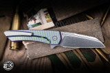 MachineWise Mojave Folding Knife Titanium 3.45" S90V Stonewash 821