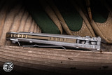 Microtech Marifione Select LUDT Automatic Folding Knife Titanium Bronze Accents 3.4" M390 Tanto Stonewash Serrated 1136-12MS1